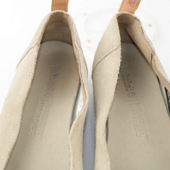 Timberland Women Paxton Hill Slip On Shoe Size 8 Tan Suede Crepe Platform Loafer - Picture 11 of 15